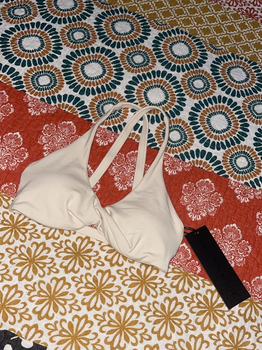 NWT White Fox Active Sports Bra